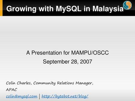 Growing with MySQL in Malaysia