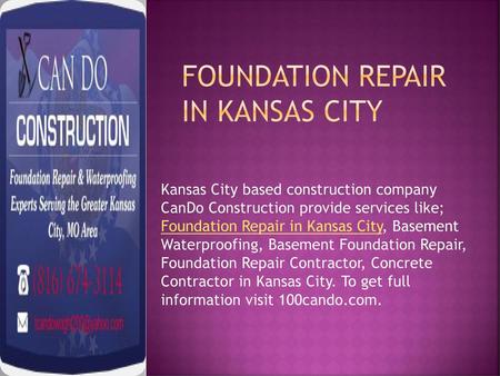 Foundation Repair in Kansas City