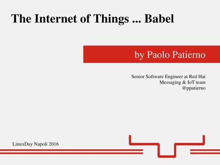 The Internet of Things ... Babel