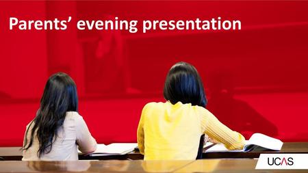 Parents’ evening presentation