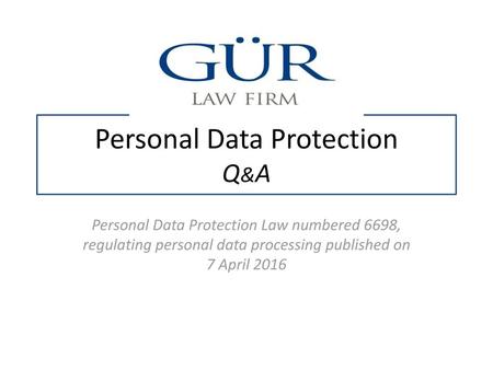 Personal Data Protection