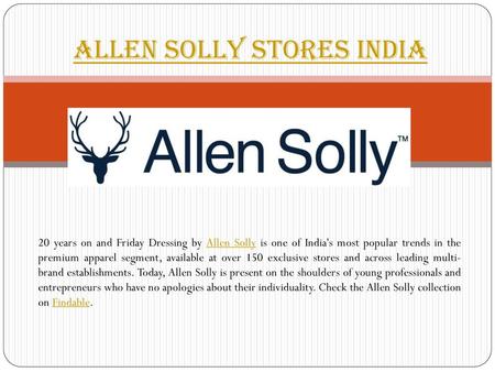 Allen Solly Stores India