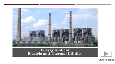 Electric and Thermal Utilities