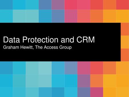 Data Protection and CRM