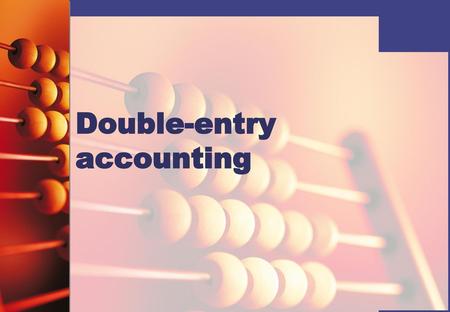 Double-entry accounting