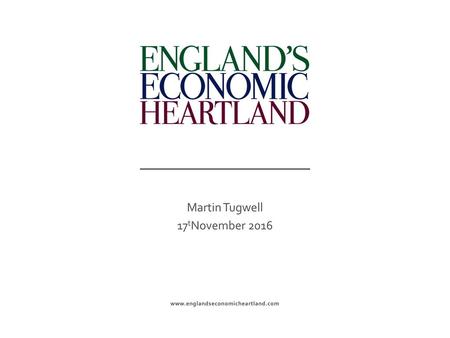 Martin Tugwell 17tNovember 2016