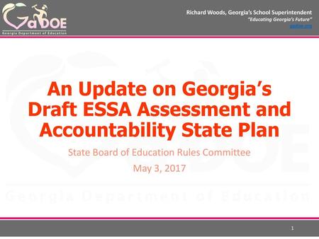 State Board of Education Rules Committee May 3, 2017