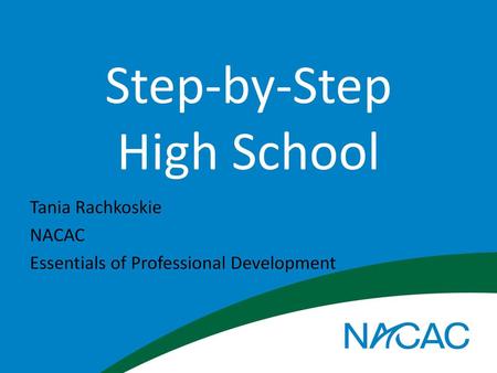 Step-by-Step High School