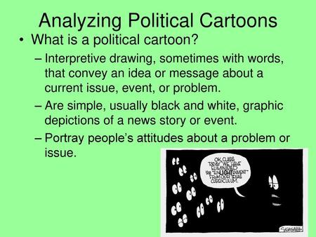 Analyzing Political Cartoons