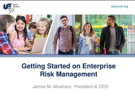 Getting Started on Enterprise Risk Management