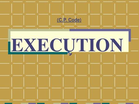 CPC-VIII Execution EXECUTION (C.P. Code).