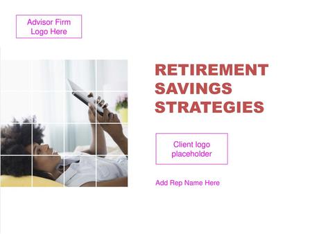 Retirement savings Strategies