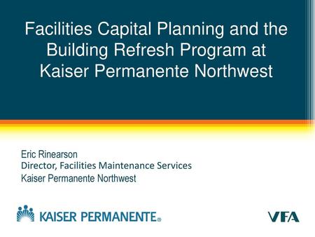 Eric Rinearson Director, Facilities Maintenance Services