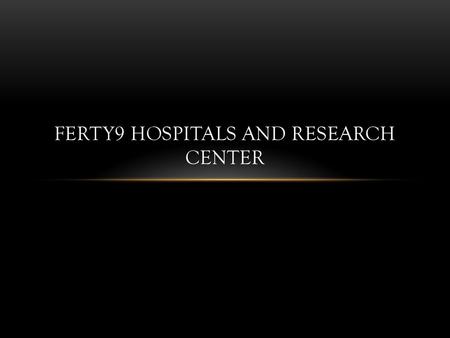 Ferty9 Hospitals And Research Center