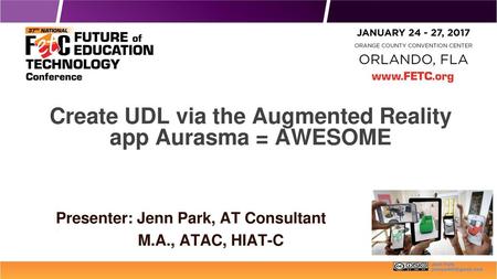 Create UDL via the Augmented Reality app Aurasma = AWESOME