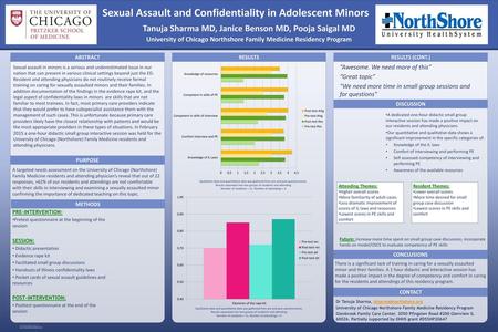 Sexual Assault and Confidentiality in Adolescent Minors