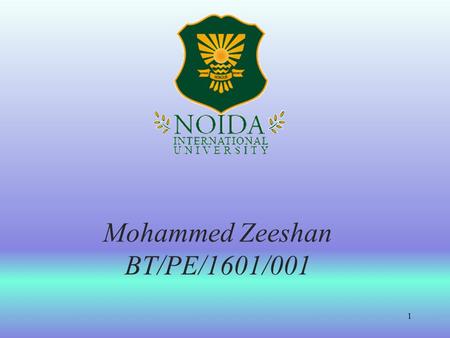 Mohammed Zeeshan BT/PE/1601/ Microtexture: Electron Diffraction in the SEM Texture And Microstructure & Anisotropy.