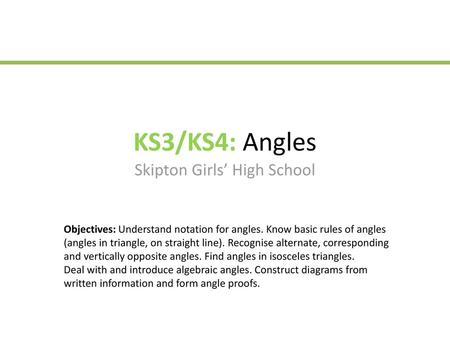 Skipton Girls’ High School