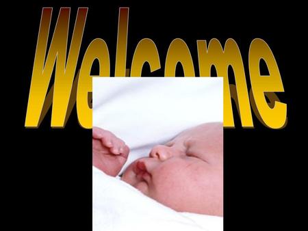 Welcome.