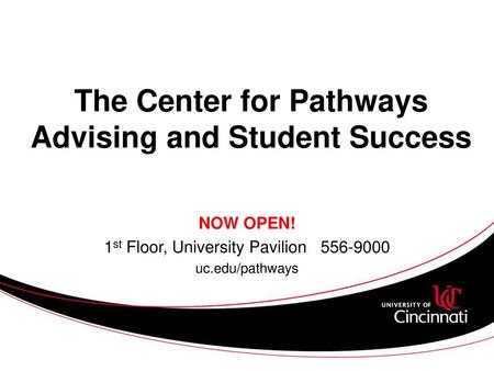 The Center for Pathways Advising and Student Success