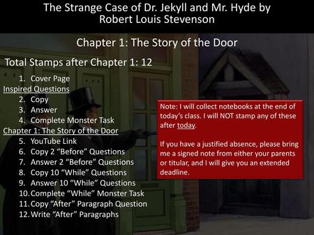 The Strange Case of Dr. Jekyll and Mr. Hyde by Robert Louis Stevenson