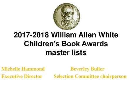 William Allen White Children’s Book Awards master lists