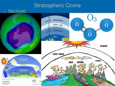 Stratospheric Ozone Holy Ozone!.