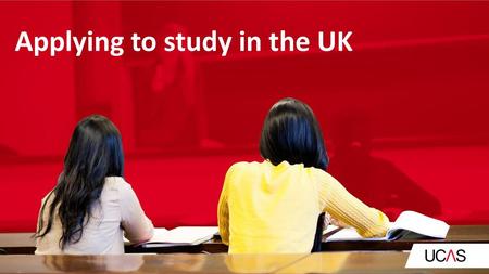 Applying to study in the UK