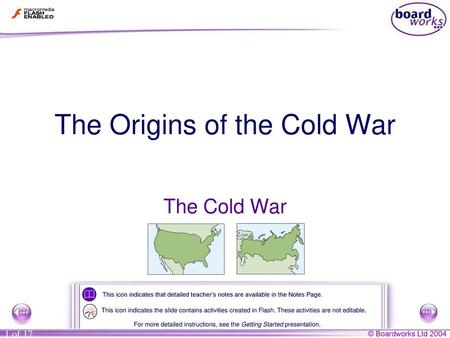 The Origins of the Cold War