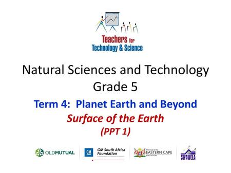 Natural Sciences and Technology Grade 5