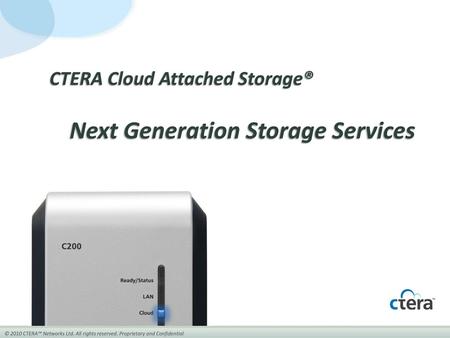 Next Generation Storage Services