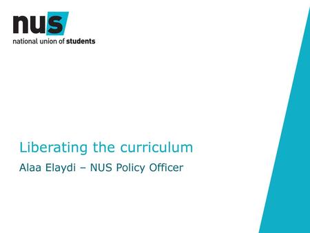 Liberating the curriculum