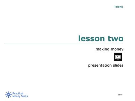 making money presentation slides