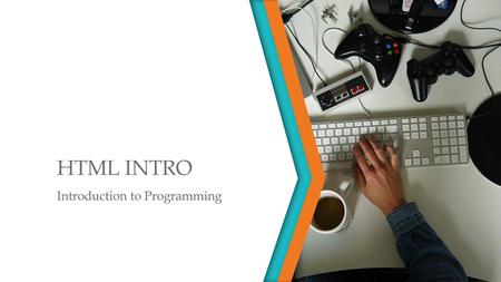 Introduction to Programming