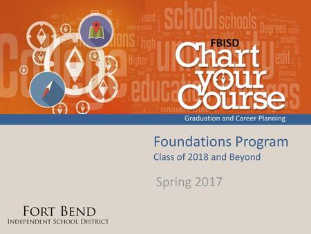 Foundations Program Class of 2018 and Beyond