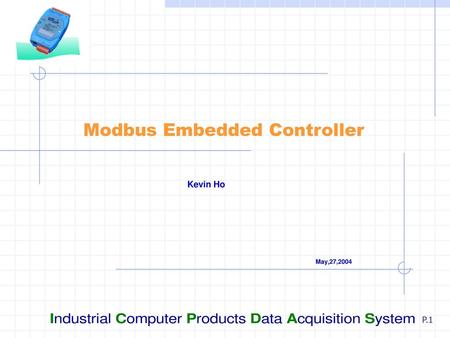 Modbus Embedded Controller