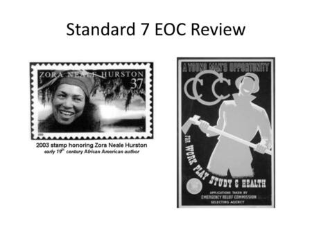 Standard 7 EOC Review.