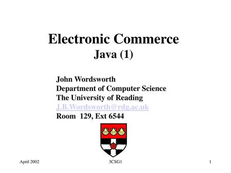 Electronic Commerce Java (1)