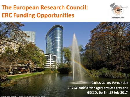 The European Research Council: ERC Funding Opportunities