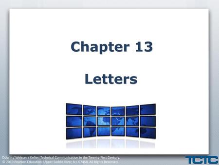 Chapter 13 Letters.