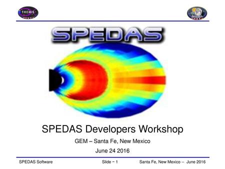 SPEDAS Developers Workshop