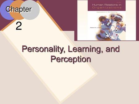 Personality, Learning, and Perception