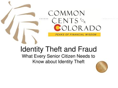 Identity Theft and Fraud