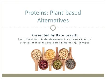 Proteins: Plant-based Alternatives