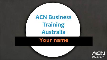 ACN Business Training Australia