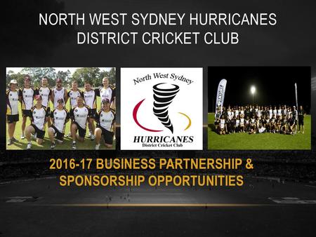 NORTH WEST SYDNEY HURRICANES DISTRICT CRICKET CLUB