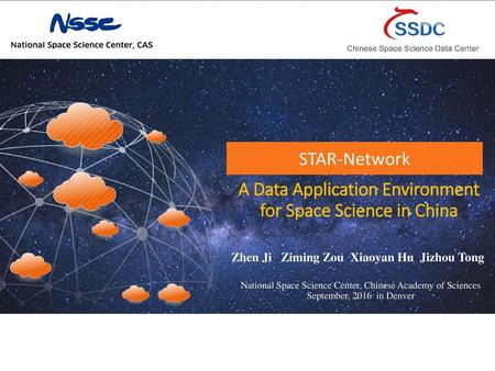 A Data Application Environment for Space Science in China