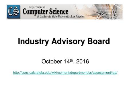 Industry Advisory Board