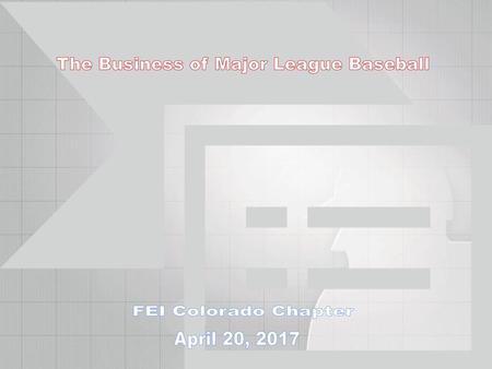 The Business of Major League Baseball