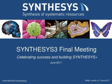 SYNTHESYS3 Final Meeting